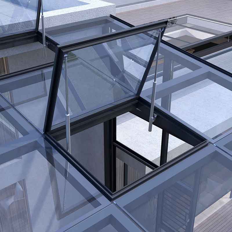 Eksternal 90-Degree Twin-Screw Skylight