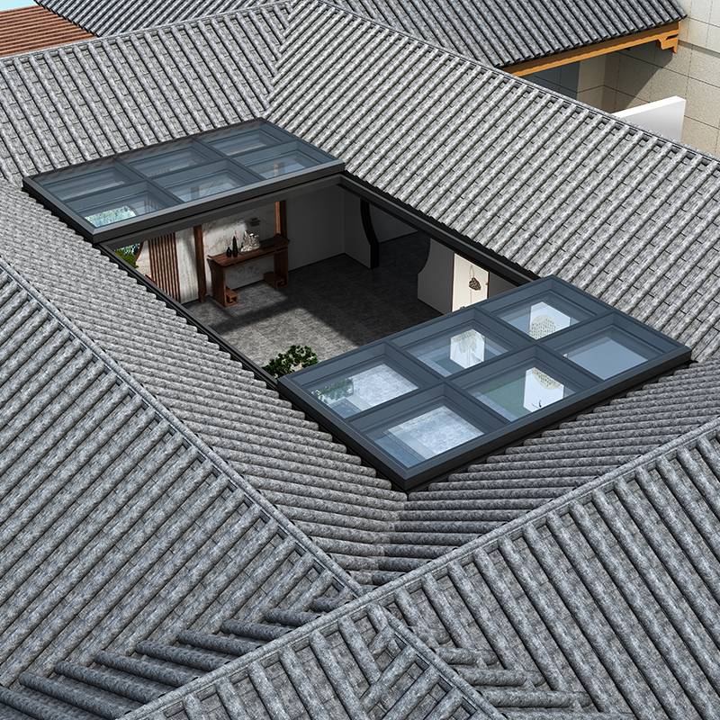 Sliding Skylight Ing Villa Basement